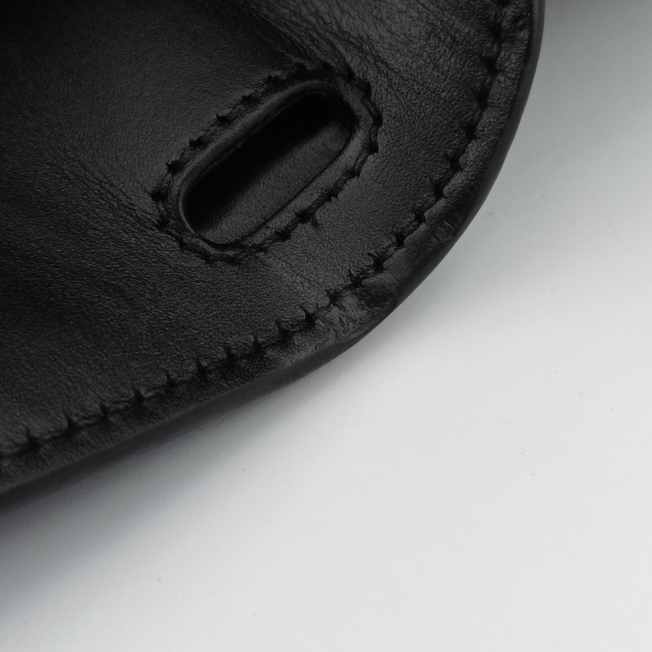 Pre-owned Yves Saint Laurent KAIA Black Leather 623097 shoulderbag | stylenewstar