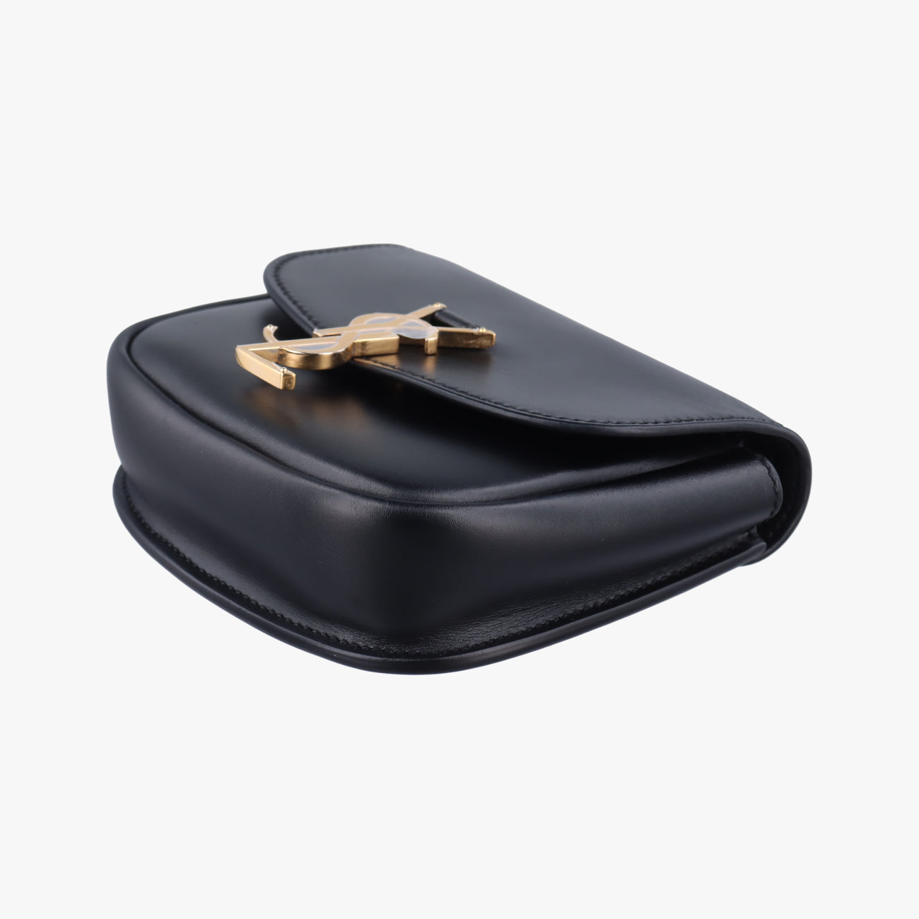 Pre-owned Yves Saint Laurent KAIA Black Leather 623097 shoulderbag | stylenewstar