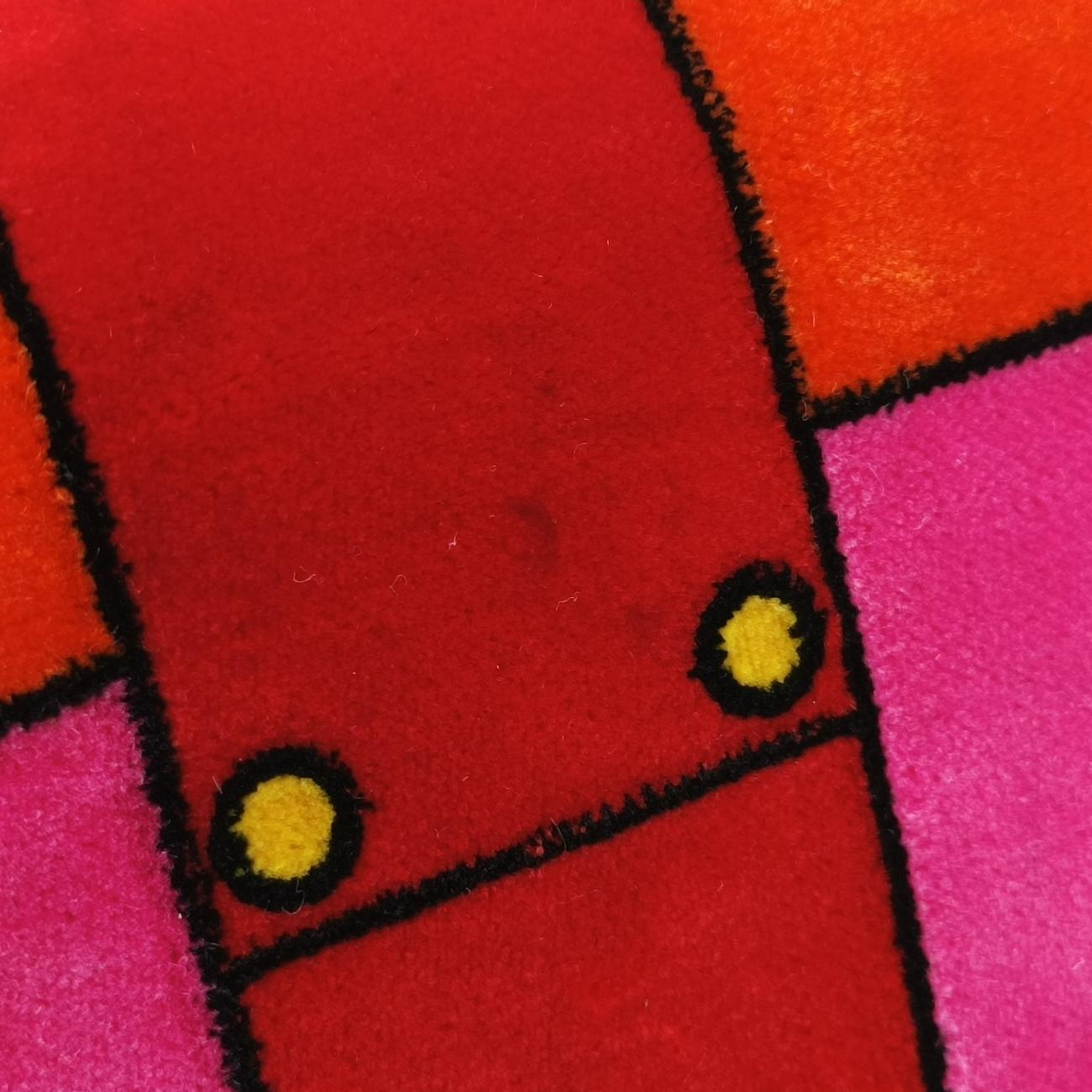 Pre-owned Prada Cahier Multicolour velour 1BD075 shoulderbag | stylenewstar