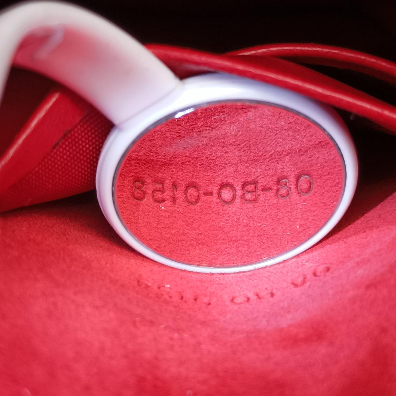 Pre-owned Christian Dior Diorama Red Leather  shoulderbag | stylenewstar