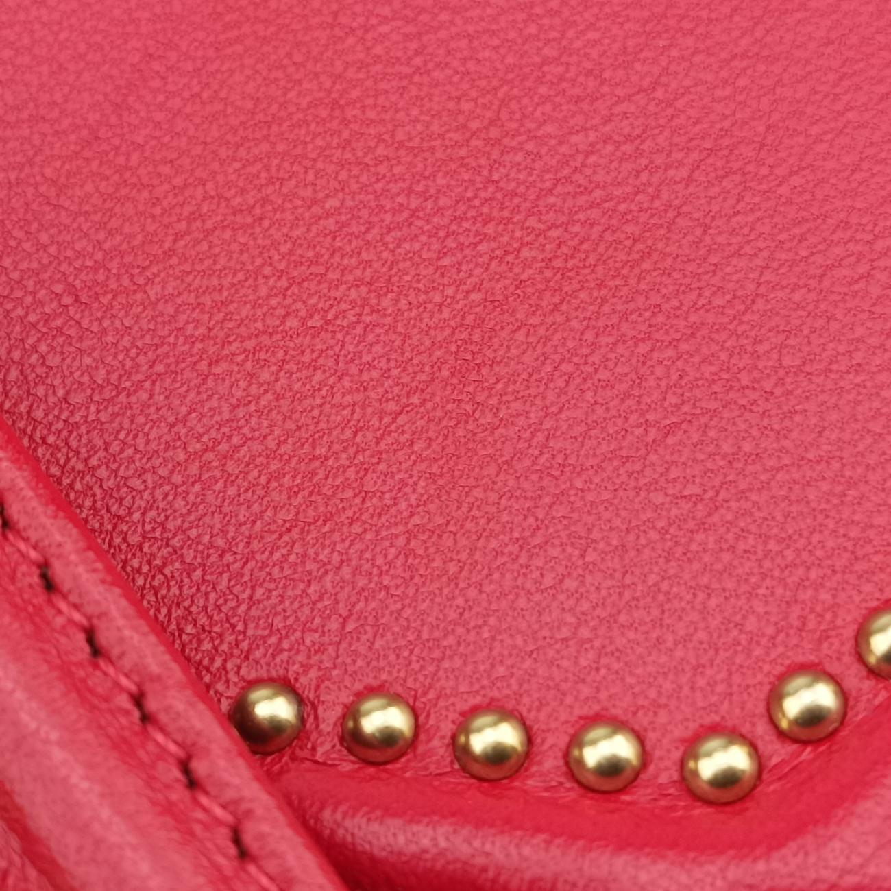 Pre-owned Christian Dior Diorama Red Leather  shoulderbag | stylenewstar