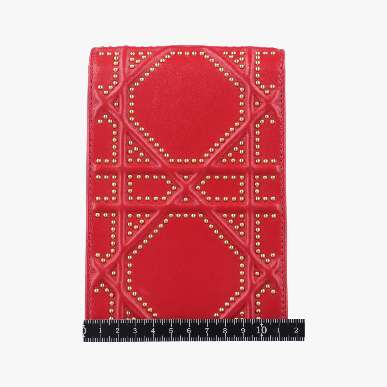 Pre-owned Christian Dior Diorama Red Leather  shoulderbag | stylenewstar