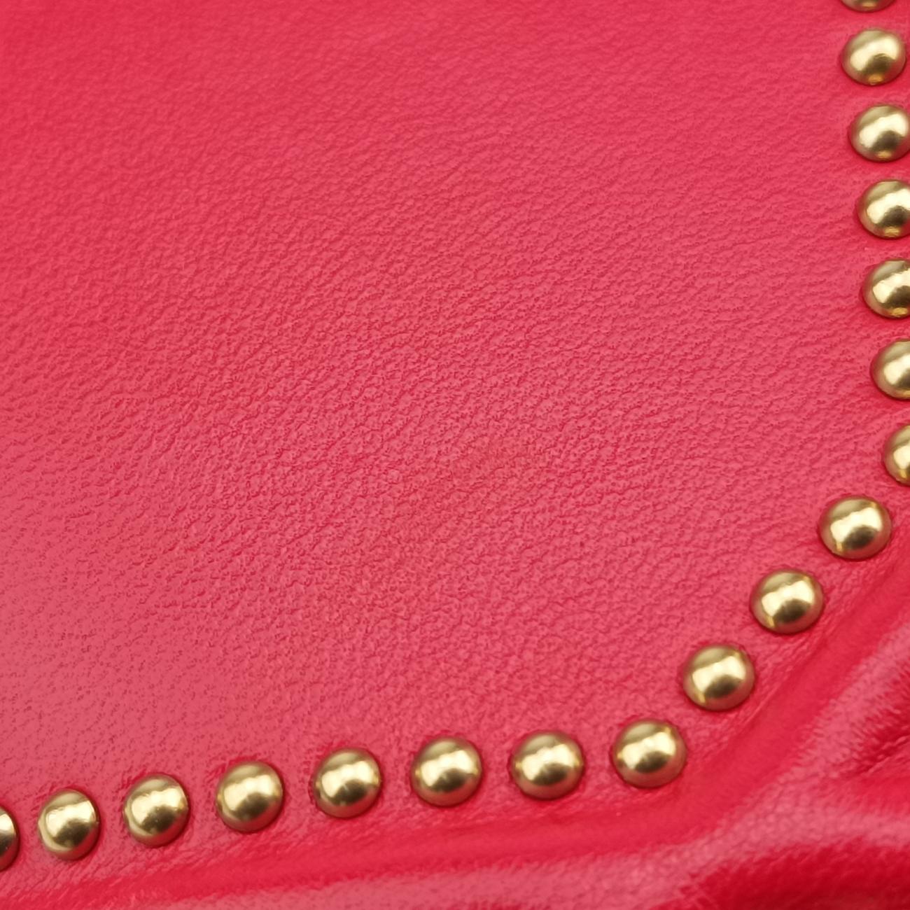 Pre-owned Christian Dior Diorama Red Leather  shoulderbag | stylenewstar