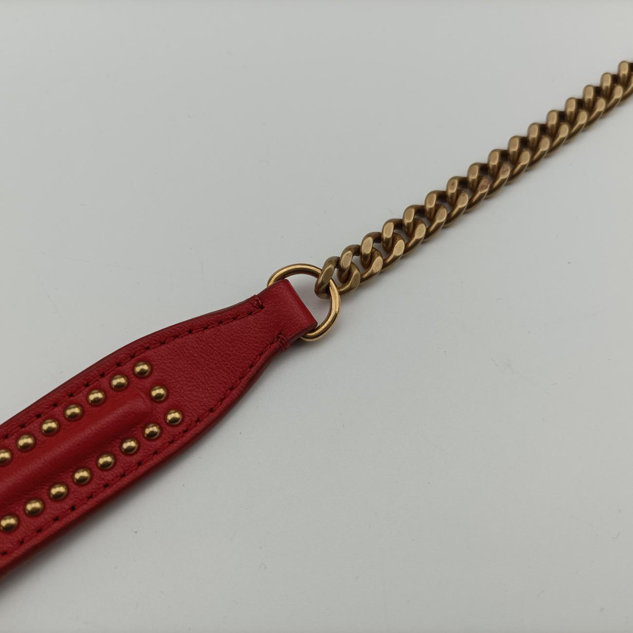 Pre-owned Christian Dior Diorama Red Leather  shoulderbag | stylenewstar