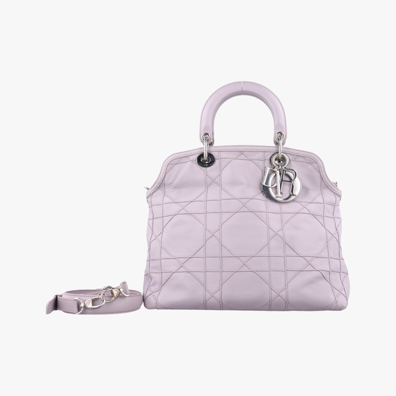 Secondhand Christian Dior Granville Purple lambskin  shoulderbag | stylenewstar
