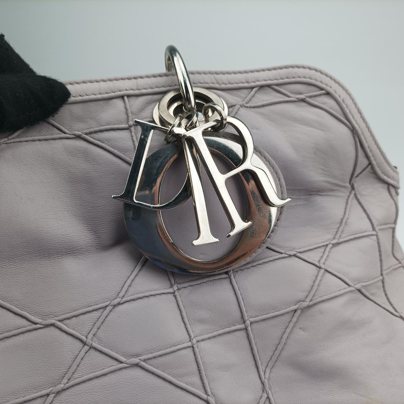 Secondhand Christian Dior Granville Purple lambskin  shoulderbag | stylenewstar