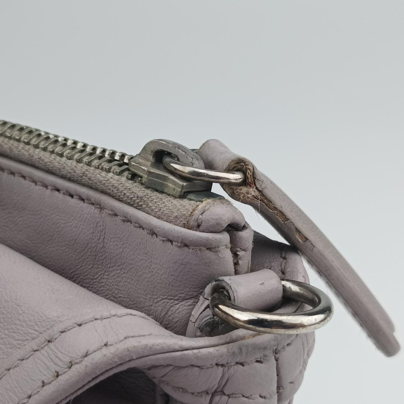 Secondhand Christian Dior Granville Purple lambskin  shoulderbag | stylenewstar