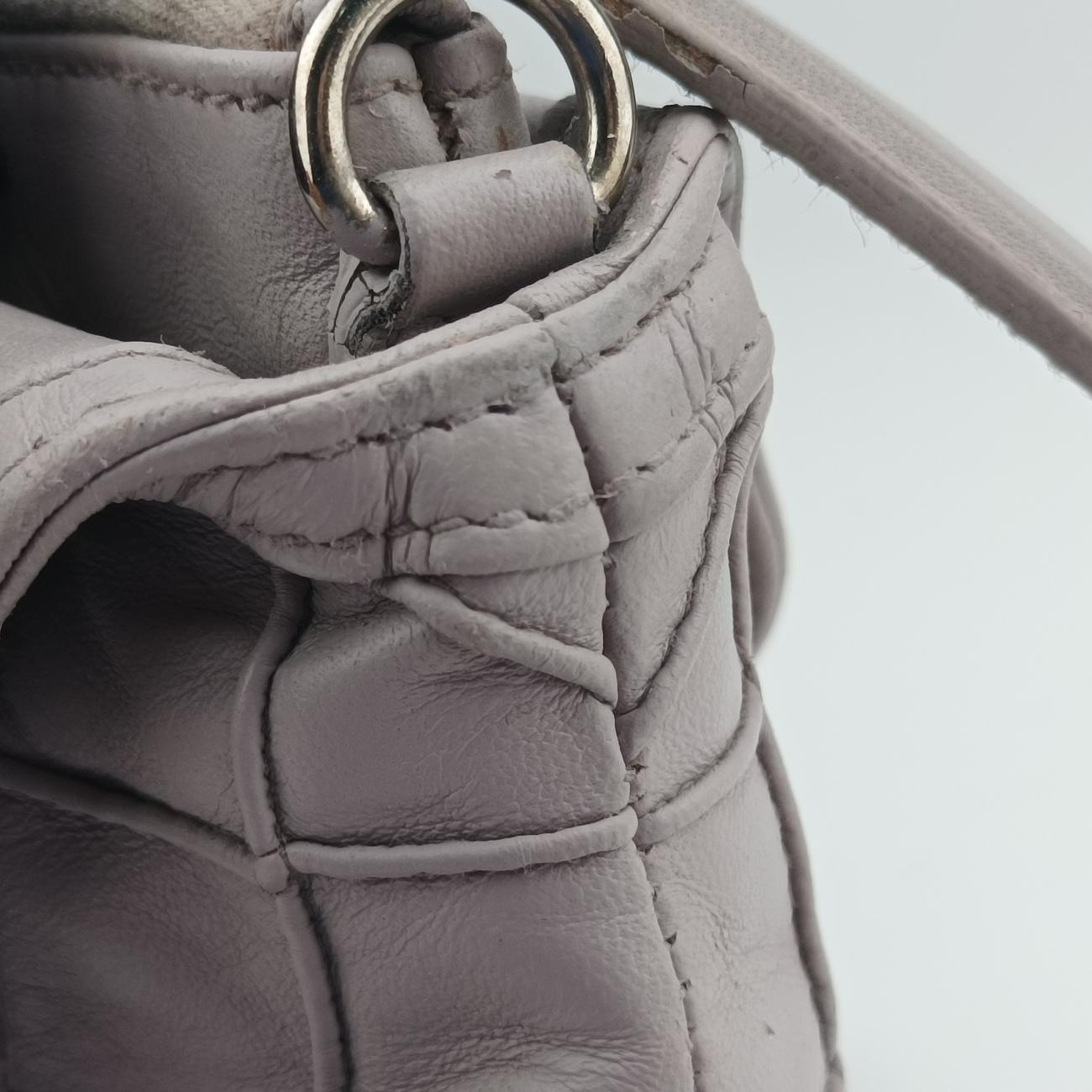 Secondhand Christian Dior Granville Purple lambskin  shoulderbag | stylenewstar