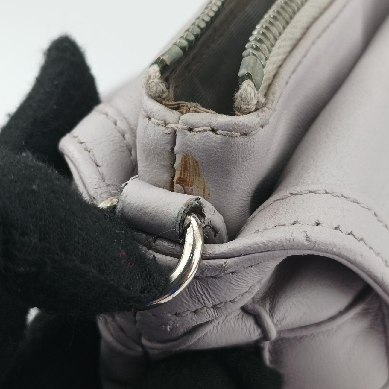 Secondhand Christian Dior Granville Purple lambskin  shoulderbag | stylenewstar