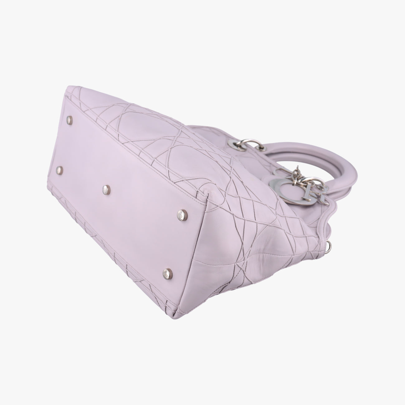 Secondhand Christian Dior Granville Purple lambskin  shoulderbag | stylenewstar