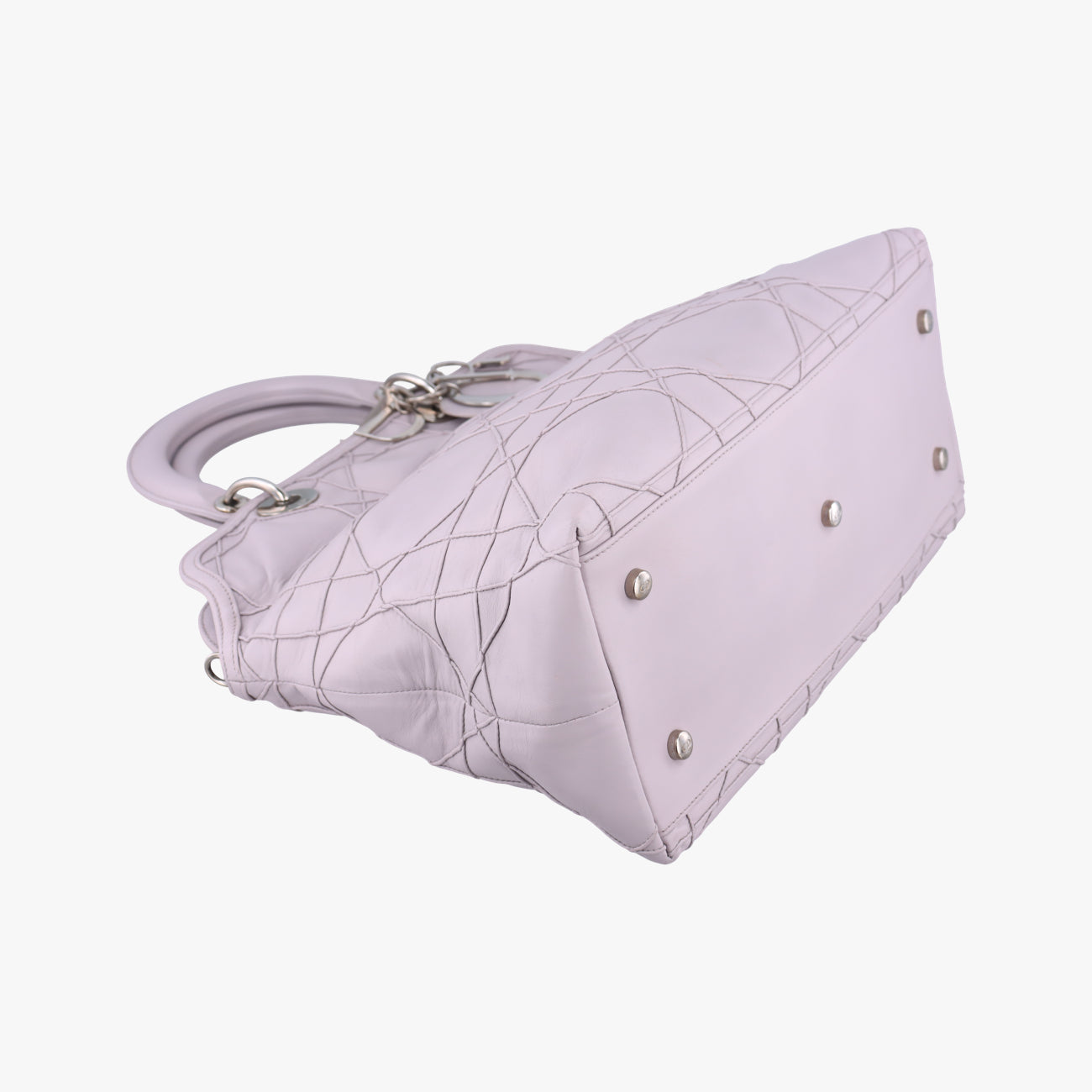 Secondhand Christian Dior Granville Purple lambskin  shoulderbag | stylenewstar