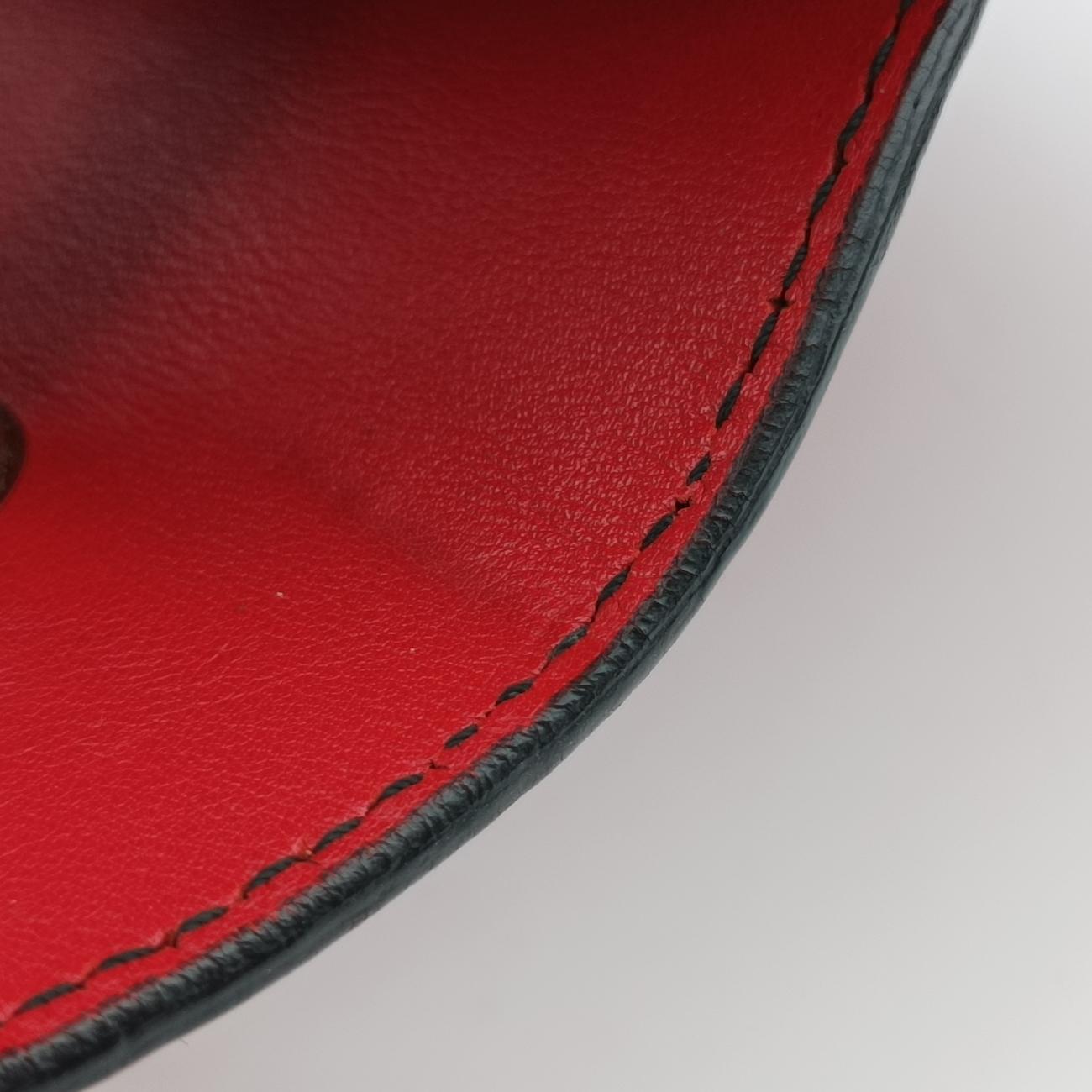 Pre-owned Gucci Emily Red Leather 295402 shoulderbag | stylenewstar