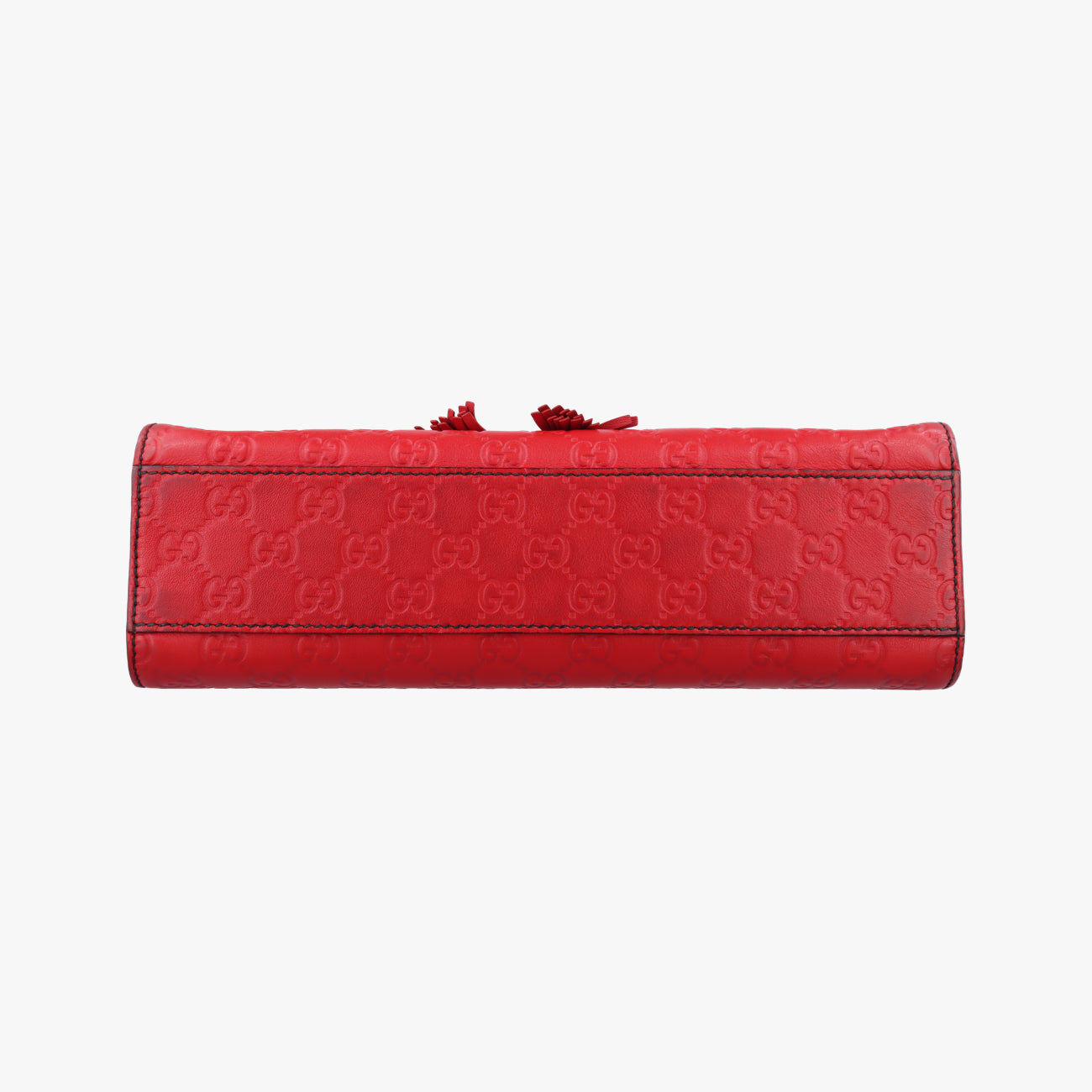 Pre-owned Gucci Emily Red Leather 295402 shoulderbag | stylenewstar