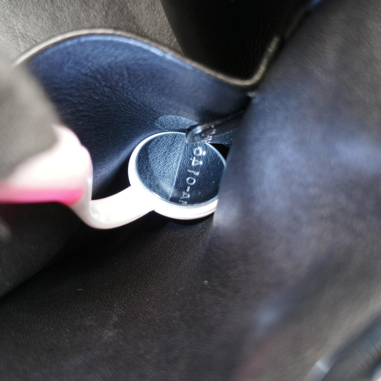 Pre-owned Christian Dior Lady Dior Blue×Multicolour Tweed  shoulderbag | stylenewstar