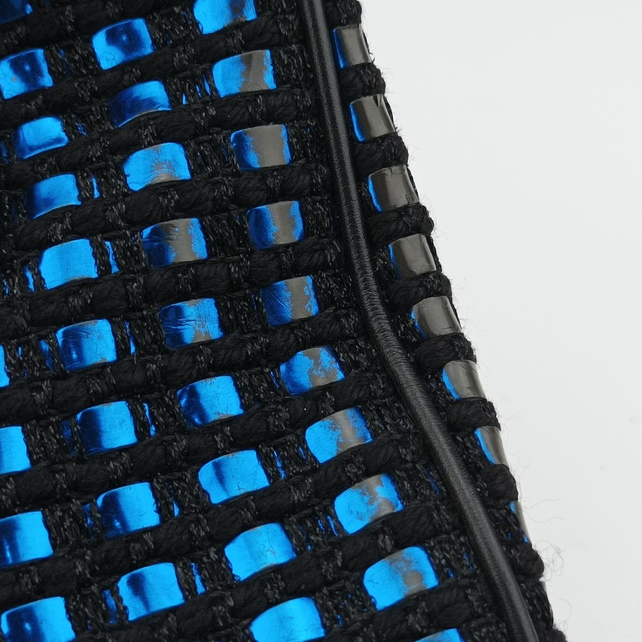 Pre-owned Christian Dior Lady Dior Blue×Multicolour Tweed  shoulderbag | stylenewstar