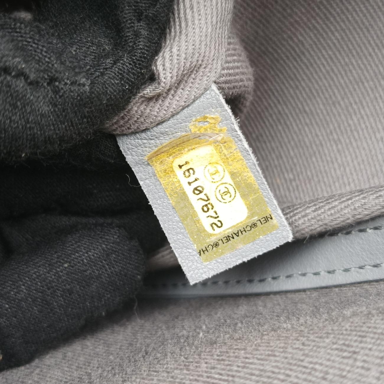 Vintage Chanel BOY CHANEL Black lambskin A67087 shoulderbag | stylenewstar