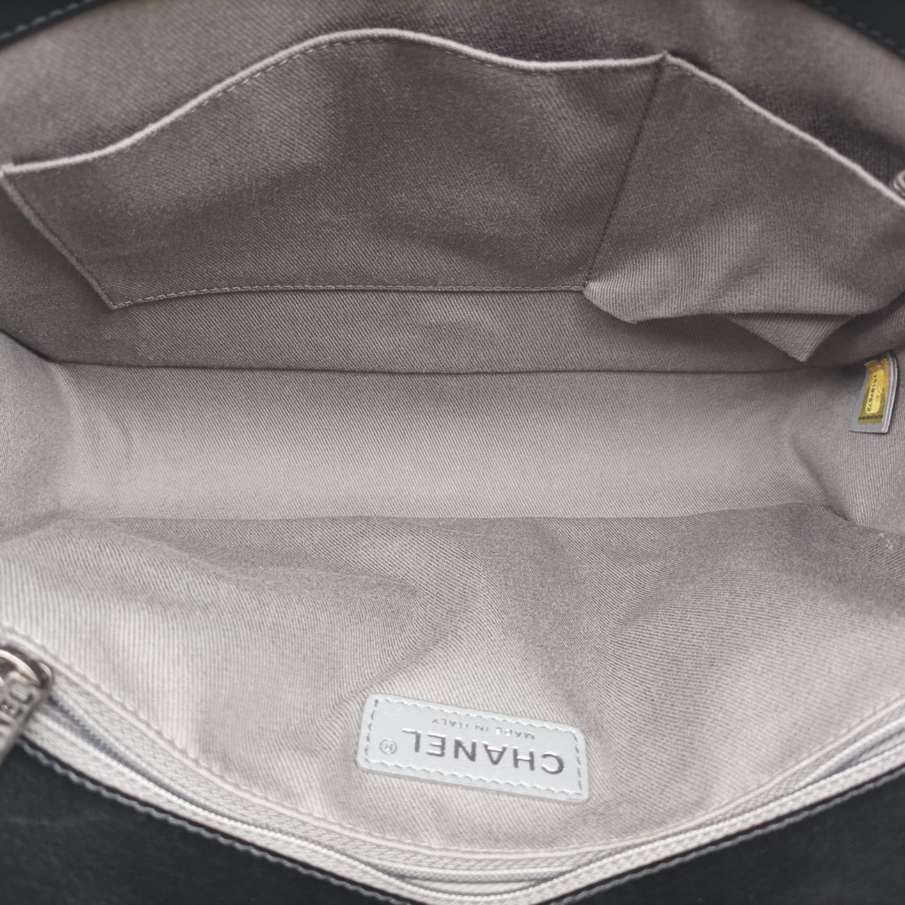 Vintage Chanel BOY CHANEL Black lambskin A67087 shoulderbag | stylenewstar