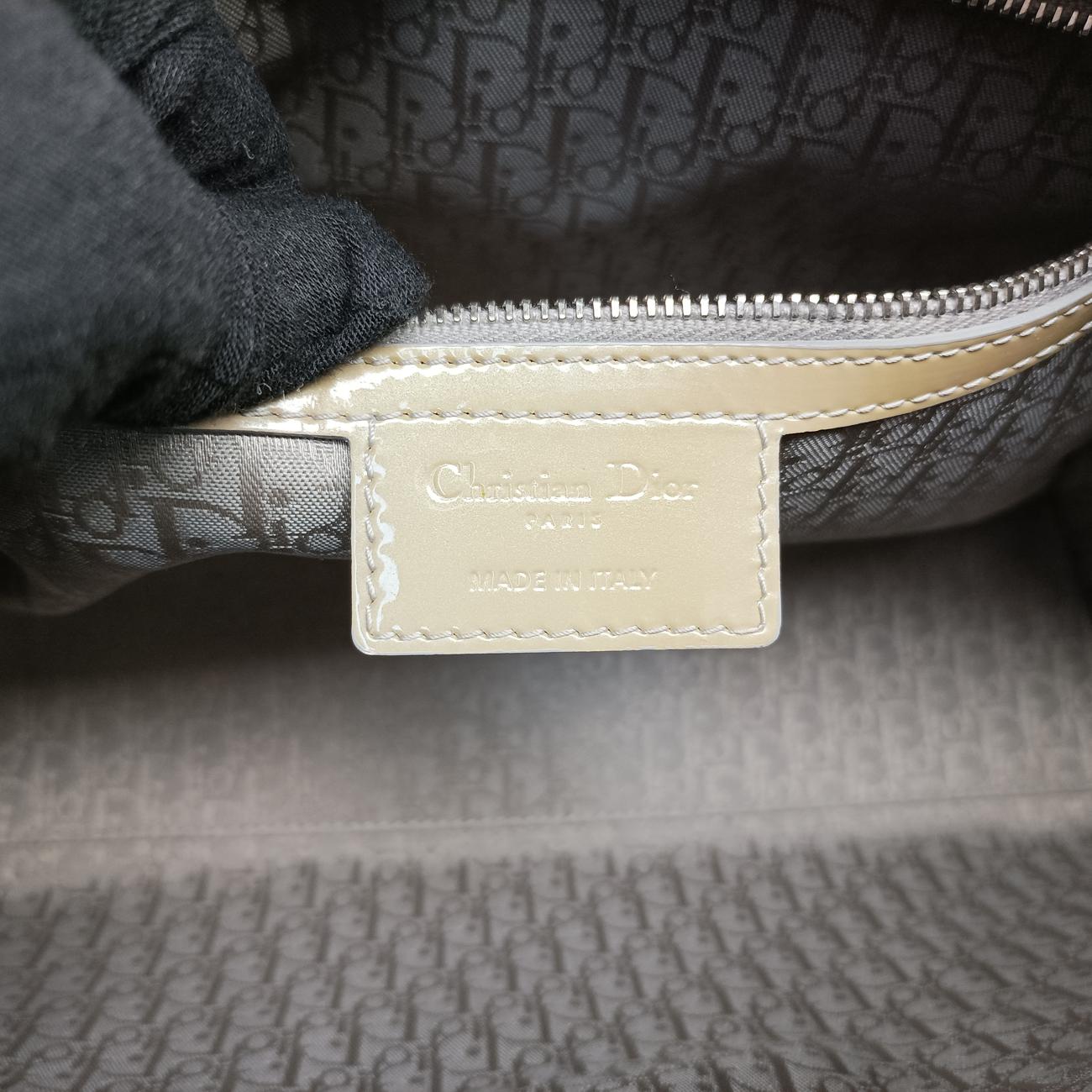 Secondhand Christian Dior Lady Dior Yellow Patent  shoulderbag | stylenewstar