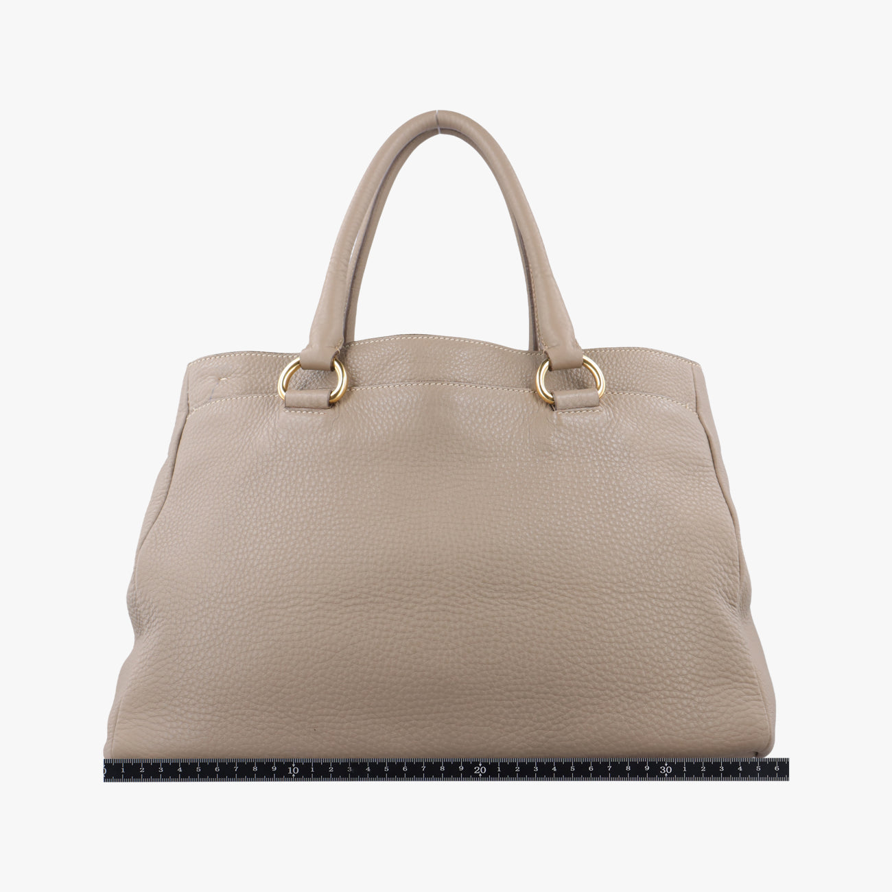 Pre-owned Prada OUTLET Beige Leather BR4393 handbag | stylenewstar