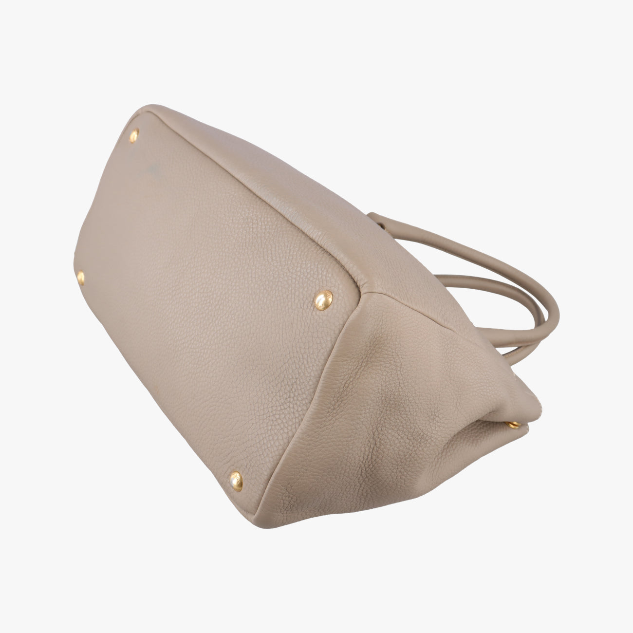 Pre-owned Prada OUTLET Beige Leather BR4393 handbag | stylenewstar