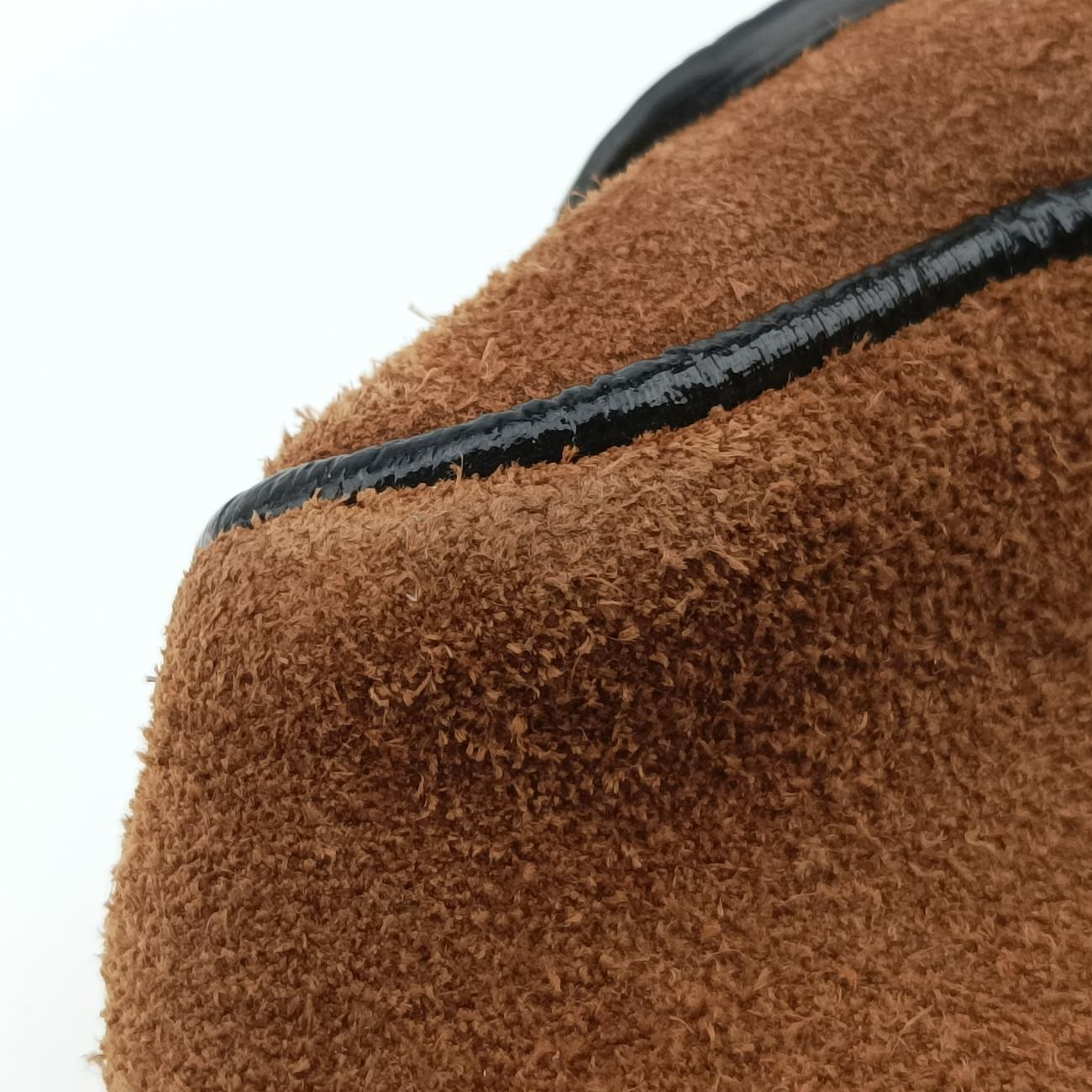 Pre-owned Gucci Ophidia Brown×black×Red×Green suede 573321 bum bag/waist bag | stylenewstar