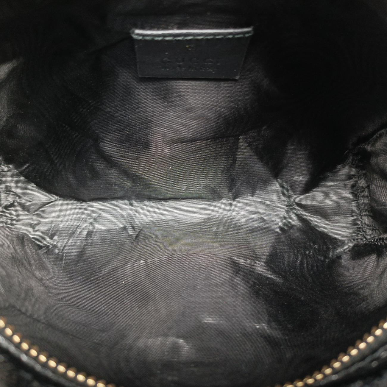 Pre-owned Gucci Ophidia Brown×black×Red×Green suede 573321 bum bag/waist bag | stylenewstar