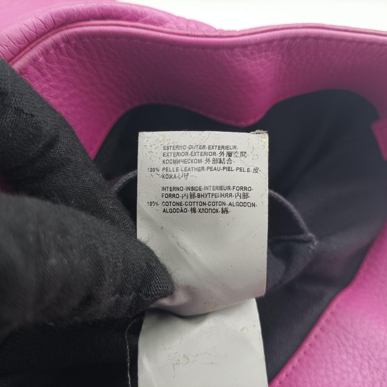 Pre-owned VERSACE Medusa Palace Pink Leather  shoulderbag | stylenewstar