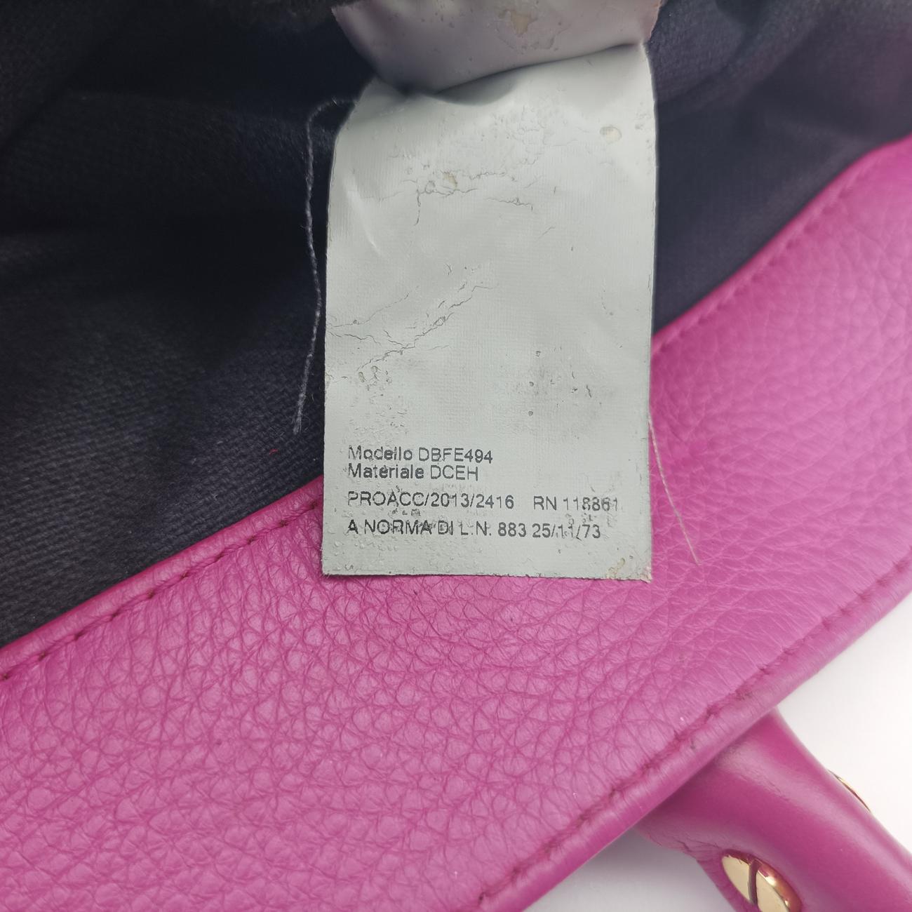 Pre-owned VERSACE Medusa Palace Pink Leather  shoulderbag | stylenewstar