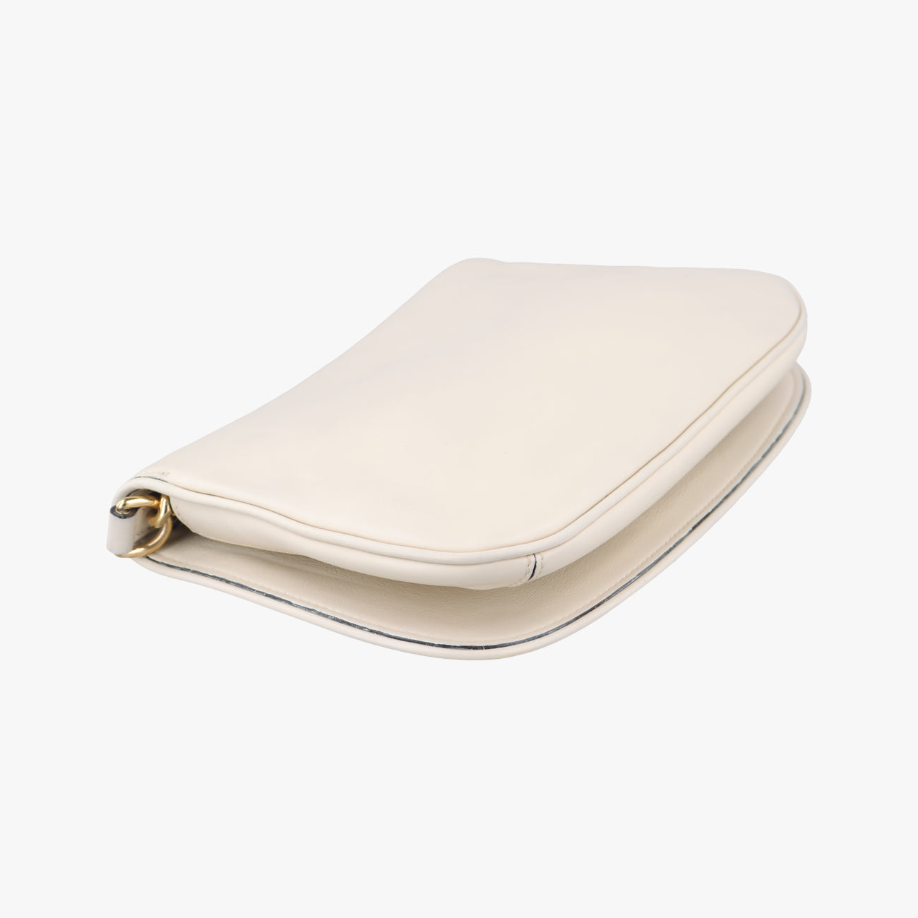 Pre-owned Gucci Blondie Chain White Leather 699268 shoulderbag | stylenewstar