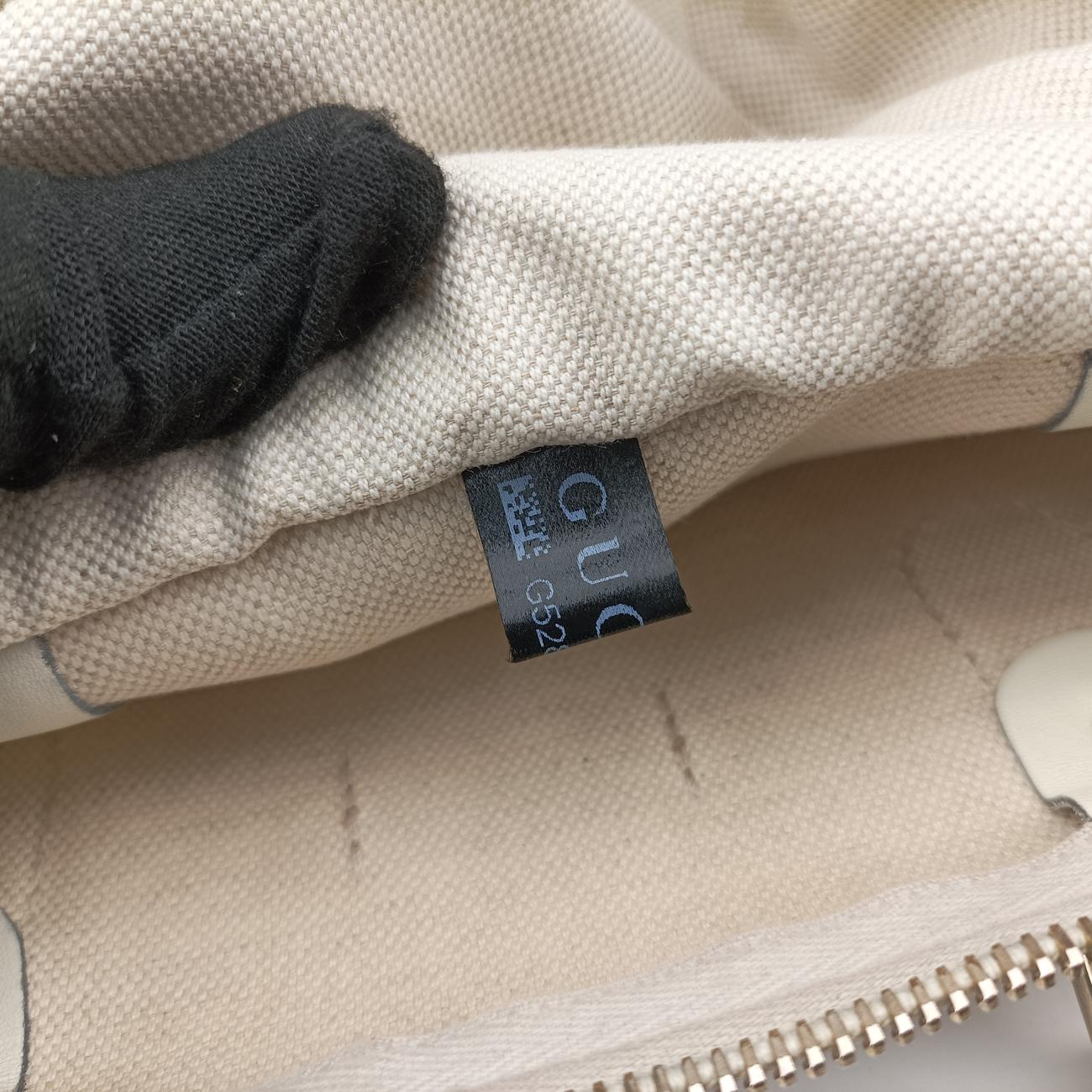 Pre-owned Gucci UNICEF Joy white×Multicolour PVC coated canvas 189895 handbag | stylenewstar