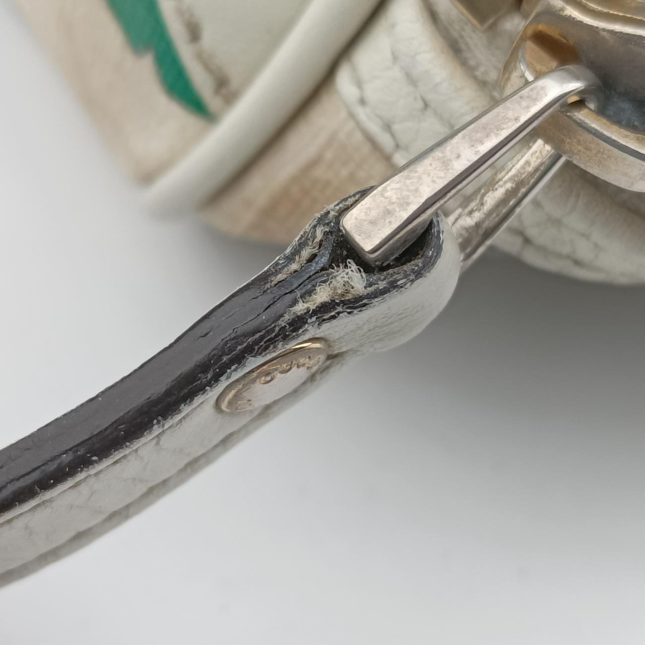 Pre-owned Gucci UNICEF Joy white×Multicolour PVC coated canvas 189895 handbag | stylenewstar