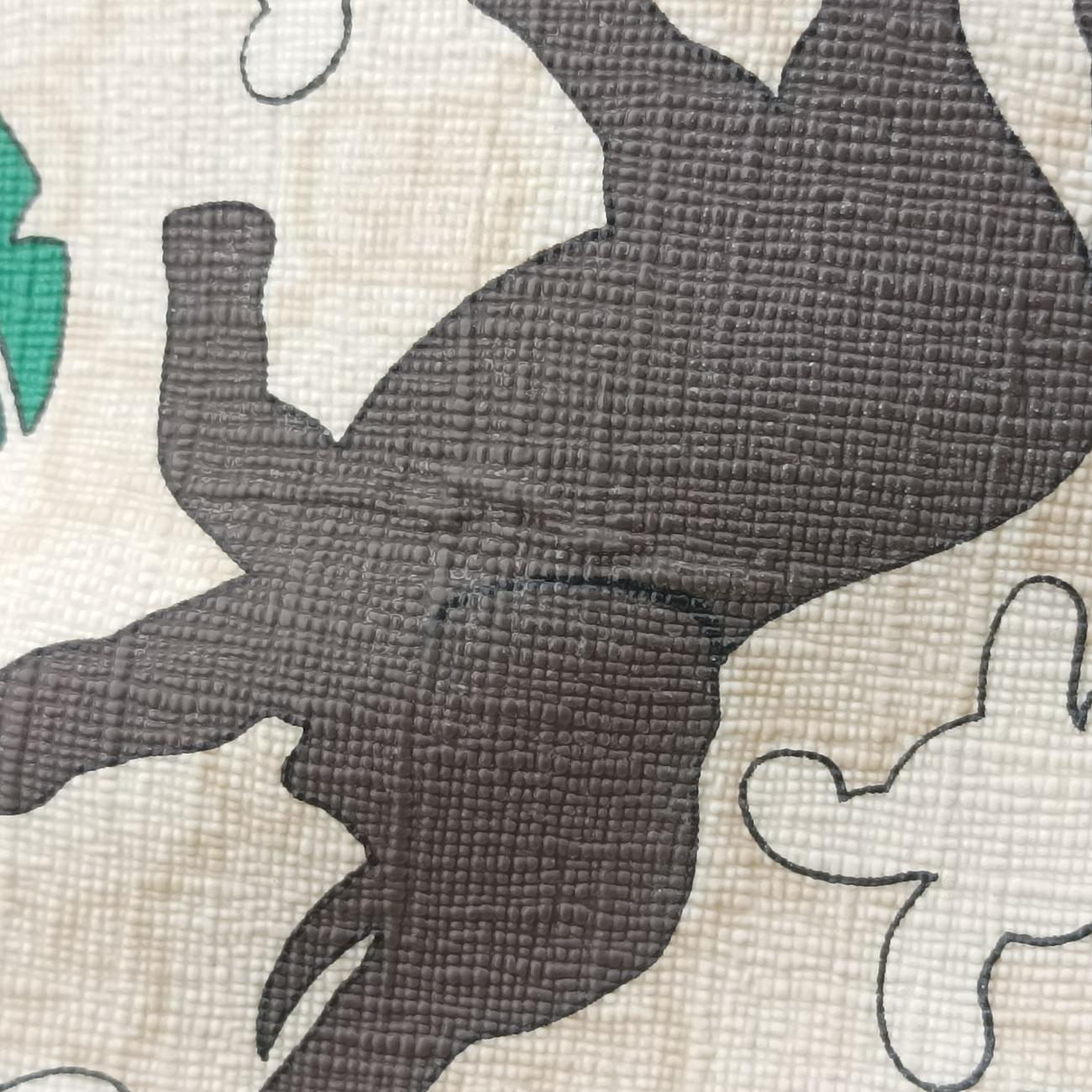 Pre-owned Gucci UNICEF Joy white×Multicolour PVC coated canvas 189895 handbag | stylenewstar