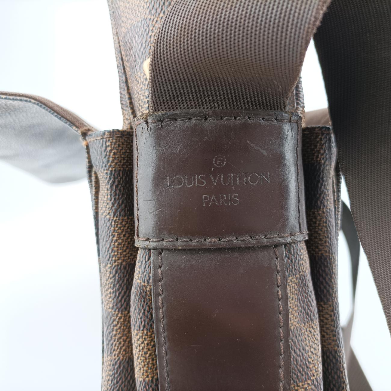 Secondhand Louis Vuitton NAVIGLIO EBENE Damier Canvas N45255 shoulderbag | stylenewstar