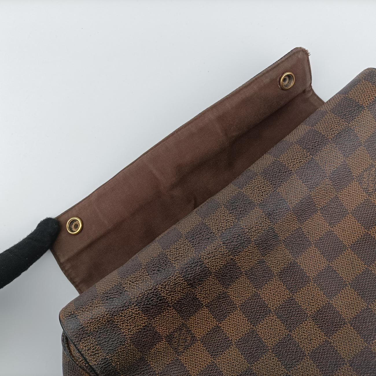 Secondhand Louis Vuitton NAVIGLIO EBENE Damier Canvas N45255 shoulderbag | stylenewstar