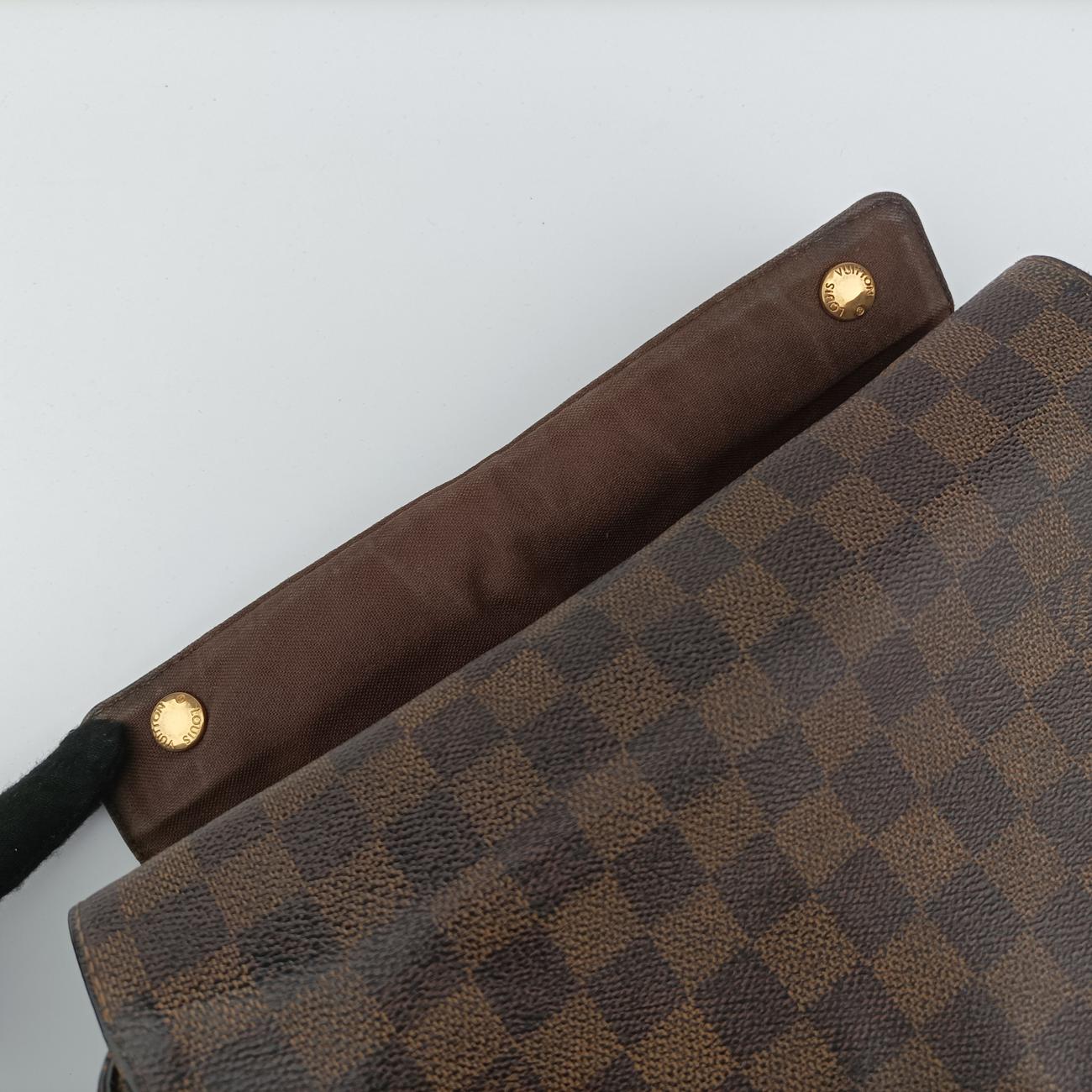 Secondhand Louis Vuitton NAVIGLIO EBENE Damier Canvas N45255 shoulderbag | stylenewstar