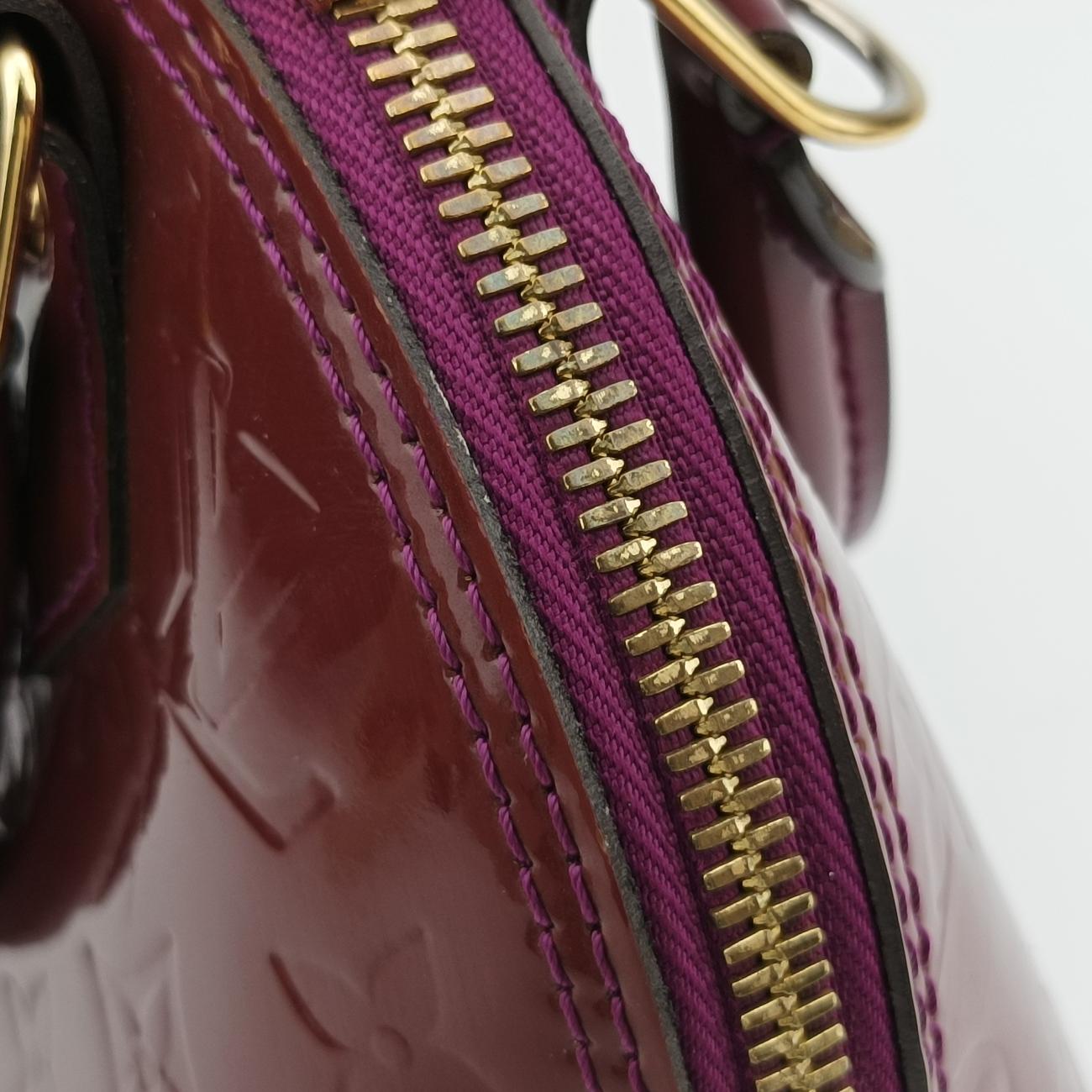 Secondhand Louis Vuitton Alma BB pomme d'amour Vernis M91606 shoulderbag | stylenewstar