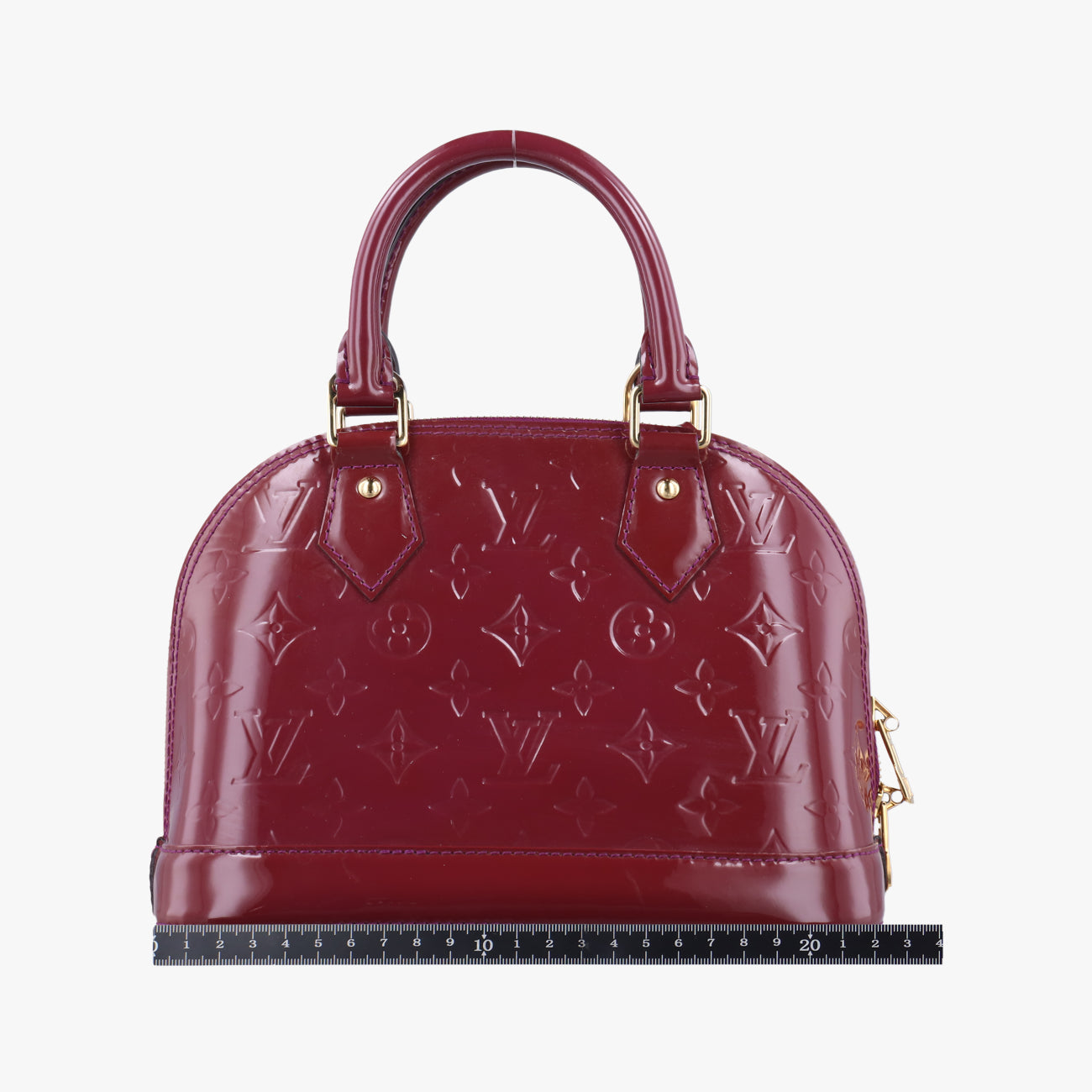 Secondhand Louis Vuitton Alma BB pomme d'amour Vernis M91606 shoulderbag | stylenewstar