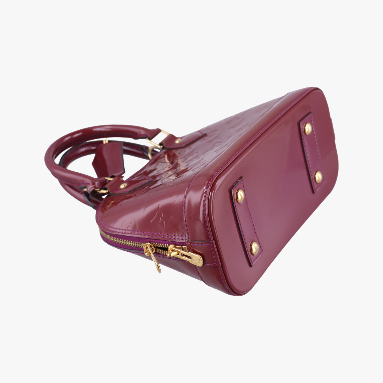 Secondhand Louis Vuitton Alma BB pomme d'amour Vernis M91606 shoulderbag | stylenewstar