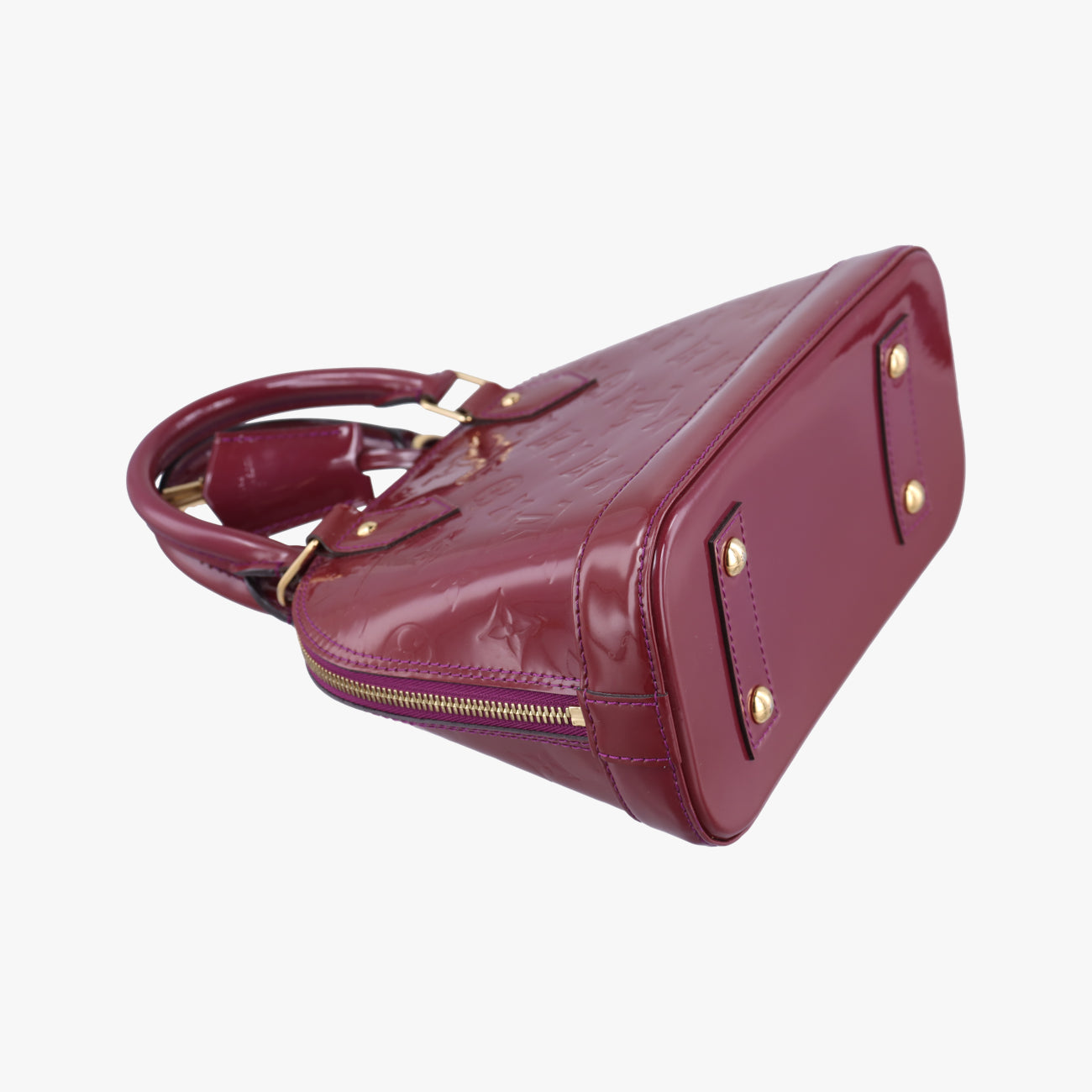 Secondhand Louis Vuitton Alma BB pomme d'amour Vernis M91606 shoulderbag | stylenewstar