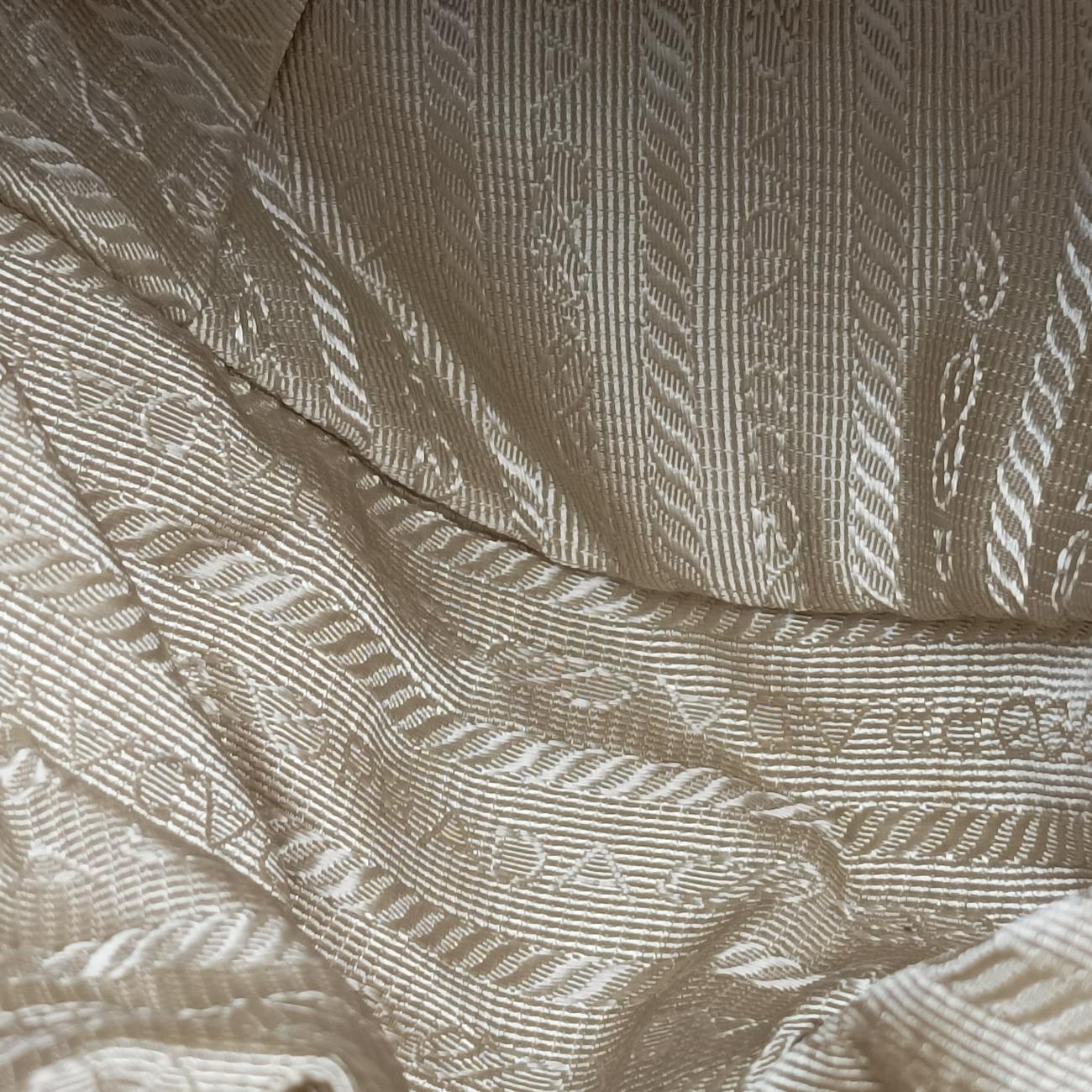 Pre-owned Prada Logo Beige×Brown Nylon BR4261 shoulderbag | stylenewstar