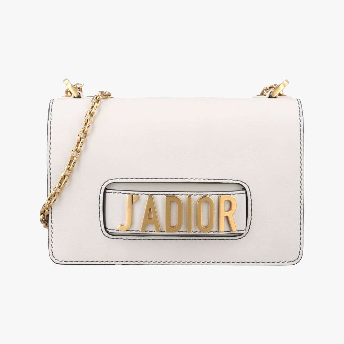 Pre-owned Christian Dior J'adior White leather  shoulderbag | stylenewstar