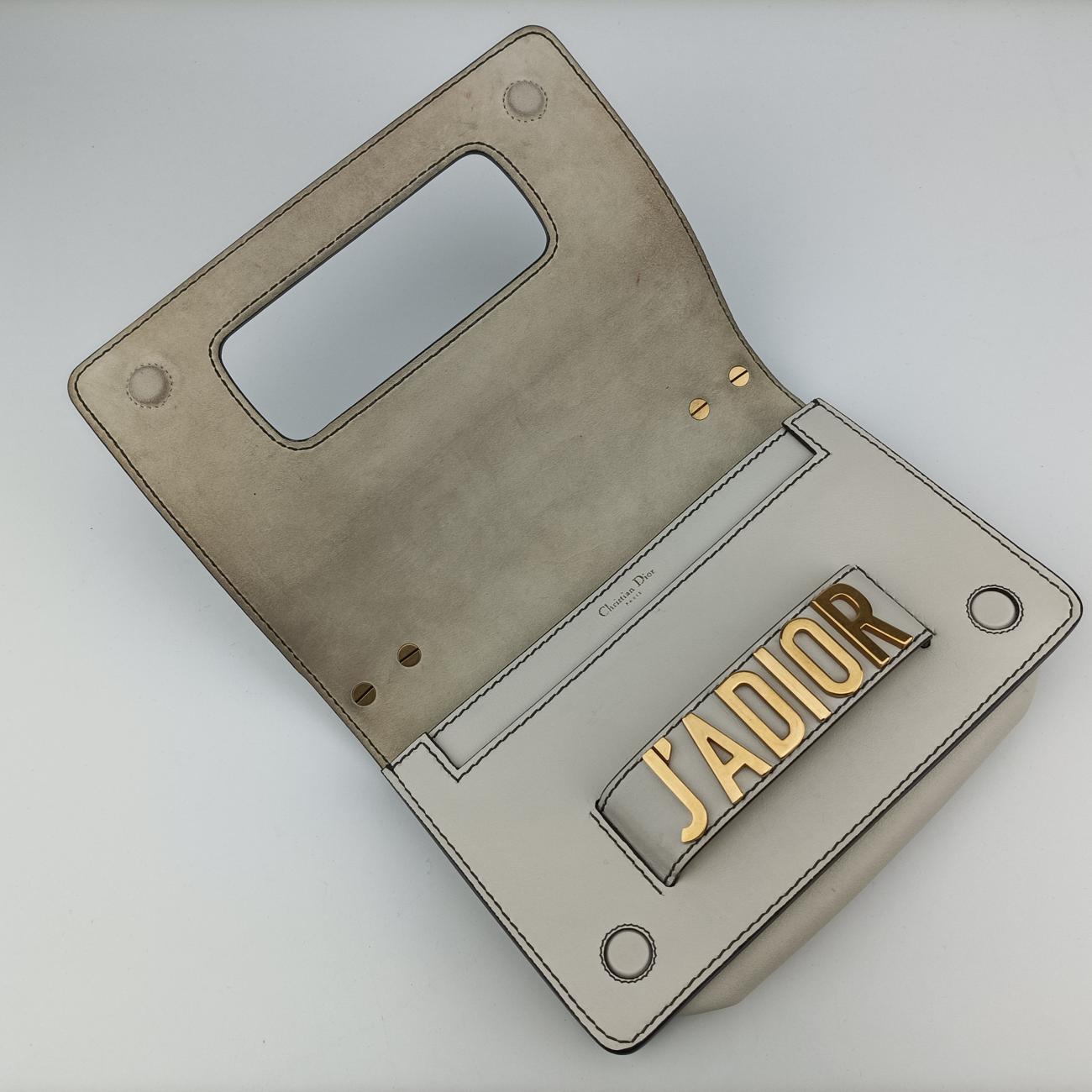 Pre-owned Christian Dior J'adior White leather  shoulderbag | stylenewstar