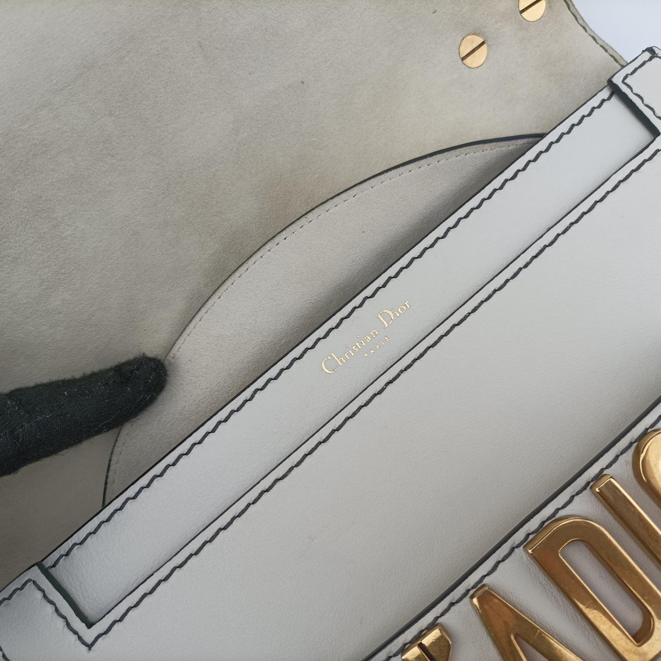 Pre-owned Christian Dior J'adior White leather  shoulderbag | stylenewstar