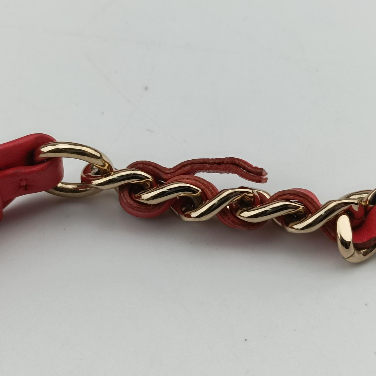 Pre-owned Chanel Filigree Vanity Case Blue x White x Red Caviar Skin A84452 shoulderbag | stylenewstar