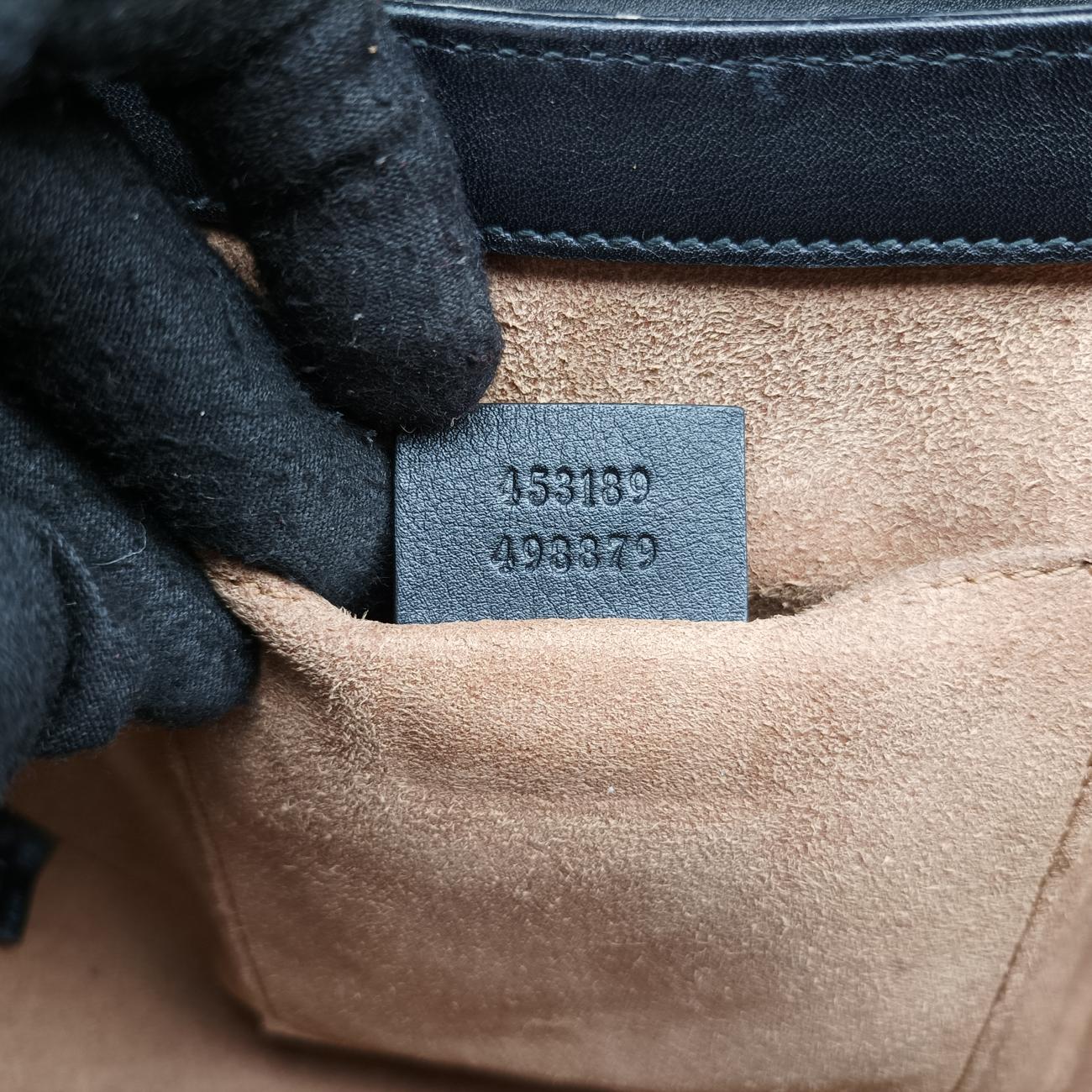 Pre-owned Gucci Padlock Guccissima Beige x Black PVC coated canvas x leather 453189 shoulderbag | stylenewstar