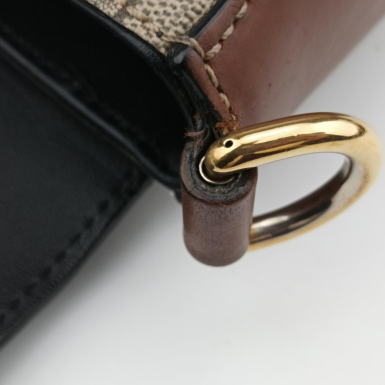 Pre-owned Gucci Padlock Guccissima Beige x Black PVC coated canvas x leather 453189 shoulderbag | stylenewstar