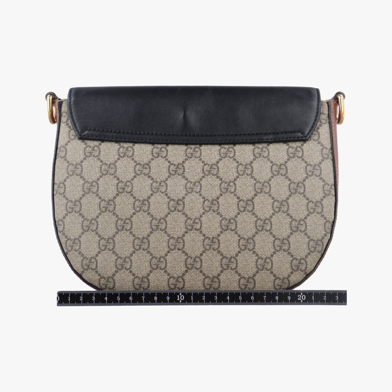 Pre-owned Gucci Padlock Guccissima Beige x Black PVC coated canvas x leather 453189 shoulderbag | stylenewstar