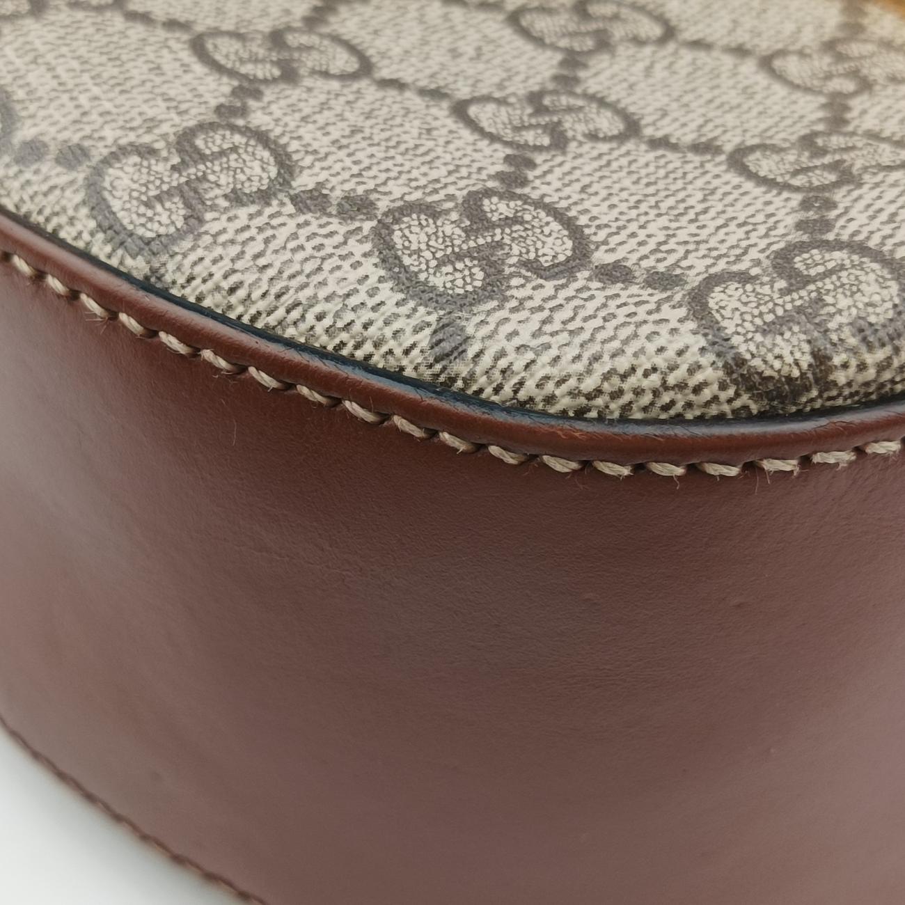 Pre-owned Gucci Padlock Guccissima Beige x Black PVC coated canvas x leather 453189 shoulderbag | stylenewstar