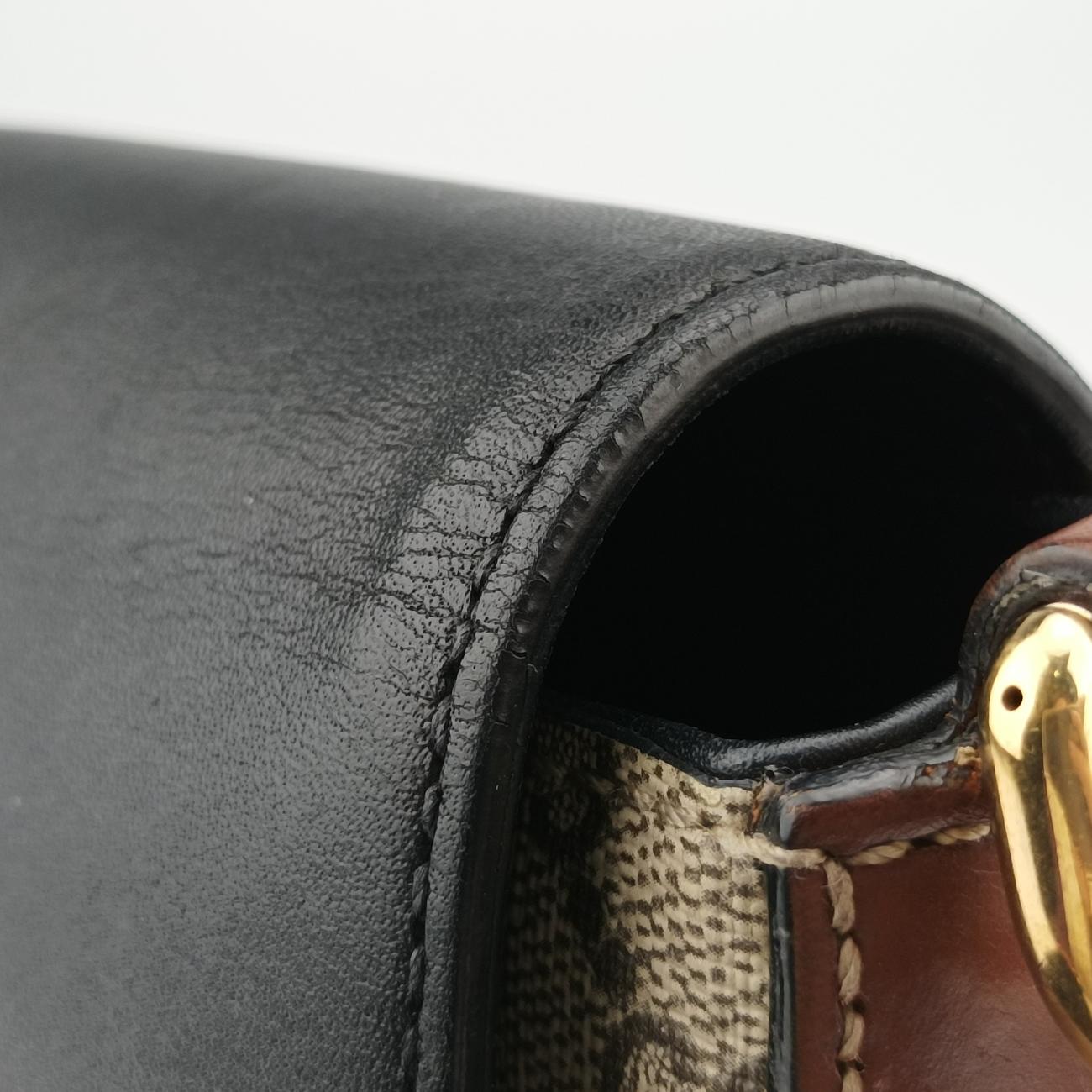 Pre-owned Gucci Padlock Guccissima Beige x Black PVC coated canvas x leather 453189 shoulderbag | stylenewstar