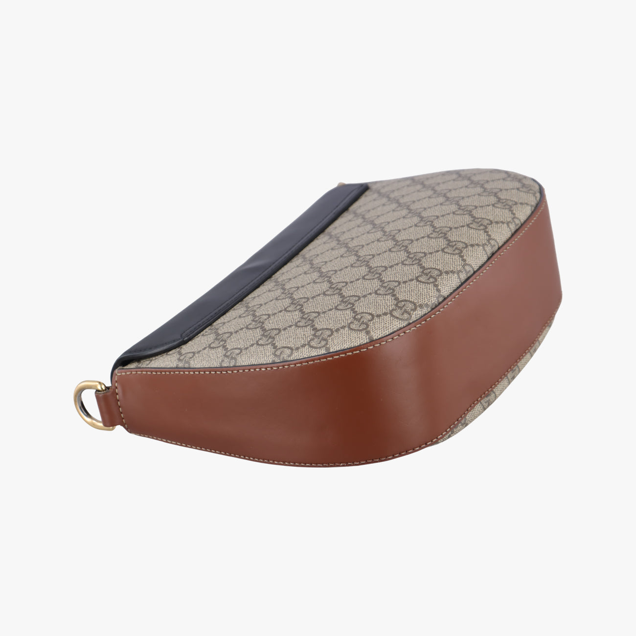 Pre-owned Gucci Padlock Guccissima Beige x Black PVC coated canvas x leather 453189 shoulderbag | stylenewstar